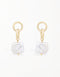 Luminous Pearl Cascade Drop Earrings - Handcrafted Beauty